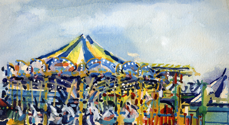 carousel central pier